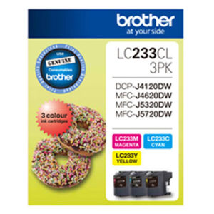Products: Brother LC233 Rainbow Pack Ink Cartridge InkPost NZ