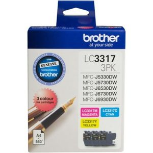 Brother LC3317 Rainbow Pack Ink Cartridge InkPost NZ