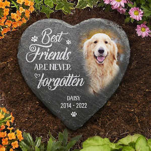 Custom Home Decor: Loss Of Dog - Personalized Custom Pet Memorial Stone