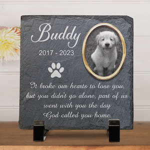 Custom Home Decor: Cemetery Decorations for Grave, Pet Loss Gifts, Dog Memorial Gifts for Loss of Dog, Dog Memorial Stone, Pet Memorial Gifts, Pet Memorial Stones, Cat Memorial Gifts, Gifts for Cat Lovers