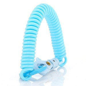 Travel Supplies: 01 Multifunctional Outdoor Keychain Coil Anti-Lost Rope Elastic EVA Spring Rope