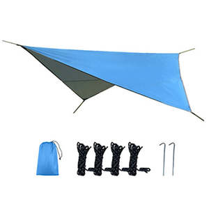 Tent Tent Accessories: TM-075 Waterproof Tent Tarp Silver Coated Outdoor Camping Awning Tarp Rainfly Sun Shelter