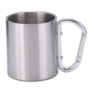 220ML Stainless Steel Camping Mug Portable Outdoor Hiking Coffee Cup Drinks Cup &hellip;