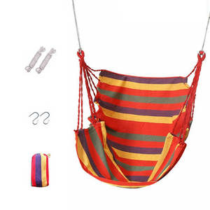 Outdoor Camping Patio Yard Canvas Hammock Chair Hanging Swing Seat