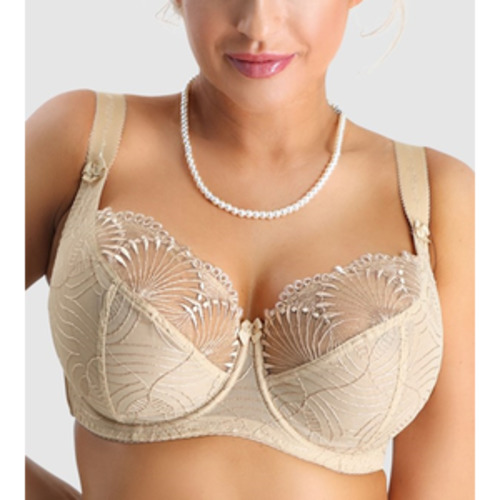 BRAS : Hot Go: Selena Unlined Embroidered Large Cup Wired Bra - Everyday Bras Style Bras Hot Gossip - NZ - Nessa