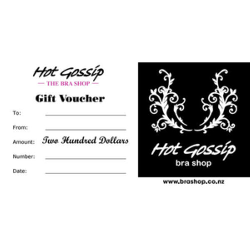Hot Gossip Gift Voucher - : Gift Vouchers Hot Gossip - NZ