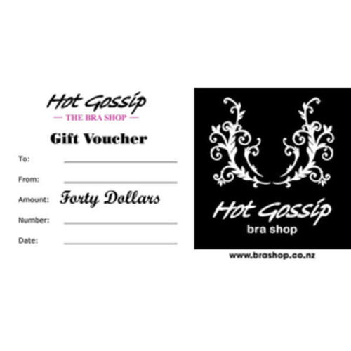Hot Gossip Gift Voucher - : Gift Vouchers Hot Gossip - NZ