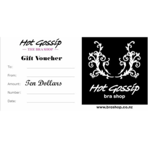 Hot Gossip Gift Voucher - : Gift Vouchers Hot Gossip - NZ