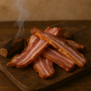 Products: STREAKY BACON Wood Smoked 250g – Bratwurst Bros