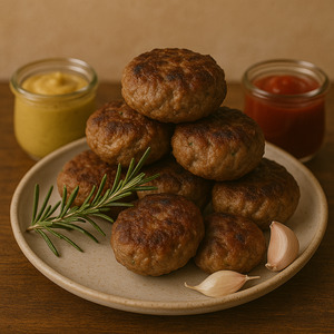 Products: German Meatballs – All-Natural Frikadellen Lamb – Bratwurst Bros