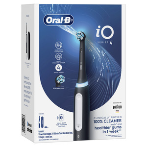 Products: Oral-B iO4 Series 4 Electric Toothbrush Black