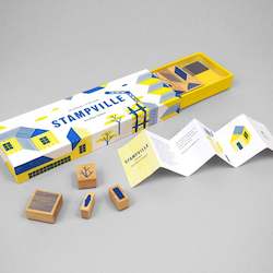 Stationery: Stampville: 25 stamps + 2 ink pads