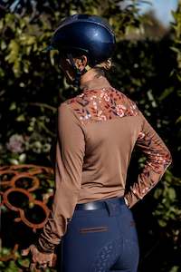 Show Shirts: Walnut 1/4 Floral Base Layer