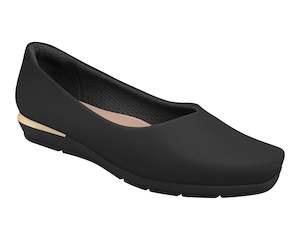 Maxitherapy: Piccadilly Ref: 147190 Health-Optimizing Flat Shoe with PICCADILLY MAXITHERAPY – ANVISA Certified Black