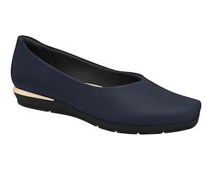 Maxitherapy: Refined Elegance: Piccadilly Maxitherapy Business Wedge Shoe - Navy Ref: 147191-033