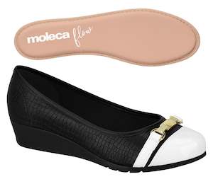 Moleca: Moleca Flow 5156.752 Women Fashion Shoes Black & White