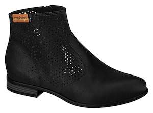 Pre Order: Moleca Ref 5335.101 Women Fashion Comfy Ankle Boot in Black