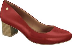 Red: Ramarim 1884202 Women Fashion Comfortable Business Shoe Mid Heel in Red