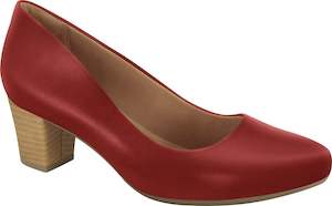 Red: Ramarim 1884252 Women Fashion Comfortable Business Shoe Mid Heel in Red