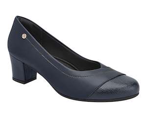 Navy: Piccadilly Ref: 110164-006 Navy Business Court Shoe with Medium Heel - The Perfect Fusion of Elegance and Comfort for Your Professional Wardrobe