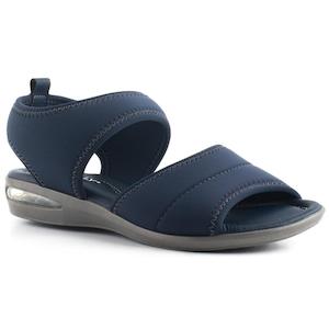 Navy: Piccadilly 517009-1002 Women Comfortable Flat Sandal Gel Tech Navy
