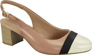 White: Ramarim 1884201 Women Fashion Comfortable Slingback Shoe in Off White Skin