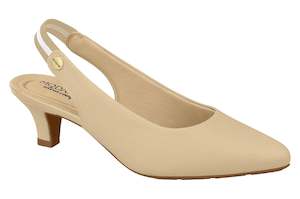 Nude: Beira Rio 7314.109-1316 Women Fashion Slingback Shoe Comfort in Nude