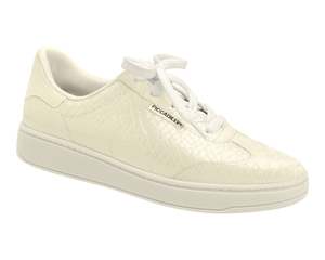 Piccadilly Essential White Sneaker - Croco White (Ref 985009-07)