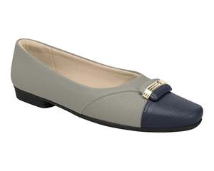 Piccadilly 250239-04 Navy & Concrete Flat Shoes – Comfort Flats for Women