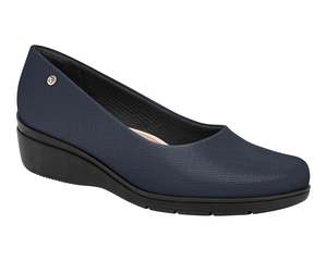 Navy Business Shoe Mid Wedge (Ref 117115-10)