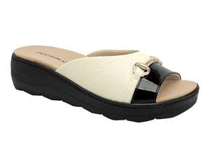 Piccadilly Women's SPA Plantar Fasciitis Slippers - Off White (Ref: 568060)