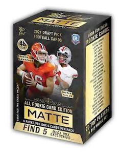Football: 2021 Wild Card MATTE Black Mega Box