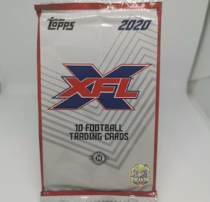 Nfl: 2020 Topps XFL Football Hobby Pack