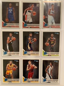 9 For 27 Nba: #010 19-20 Donruss Rated Rookies 9 4 $27