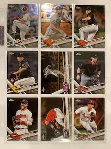9 For 9 Mlb: #022 17 Topps Chrome MLB 9 4 $9