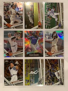 #021 17 Topps Chrome MLB 9 4 $18