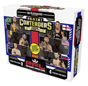 Ufc And Wwe: 2025 Panini Contenders PFL Hobby Box (PREORDER)