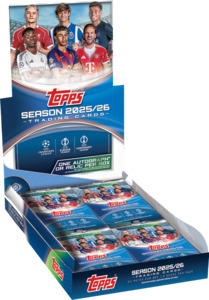 2025-26 Topps UEFA Club Competitions Hobby Box (Presale)