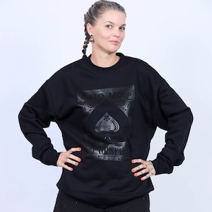 Nom d Crew Sweatshirt - Breast Cancer CURE