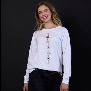 Curate Long Sleeve Tee - Breast Cancer CURE