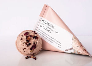 Products: Rose & Himalayan Salt Bath Bomb - Brenda's Beauty Bar