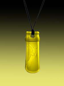 Glass Pendants: Aotearoa Bottleneck Pendant