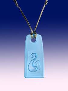 Bombay Blue Hei Matau Pendant