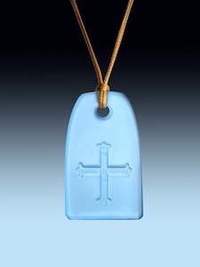 Signature Pendants: Bombay Blue Cross Pendant