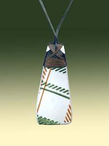 Crown Lynn Tam'O Shanter Ceramic Pendant