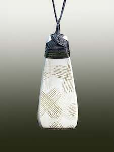 Crown Lynn Staccato Ceramic Pendant