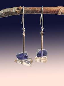 Three Drop Earrings: Two Drop Earrings