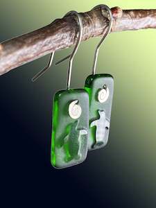 All Earrings: Penguin Signature Earrings in Bright Green