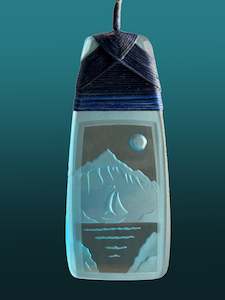 Men: Big Lake and Boat Pendant