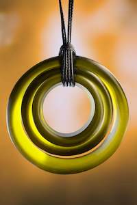 Three Rings: Warm Green Three Rings